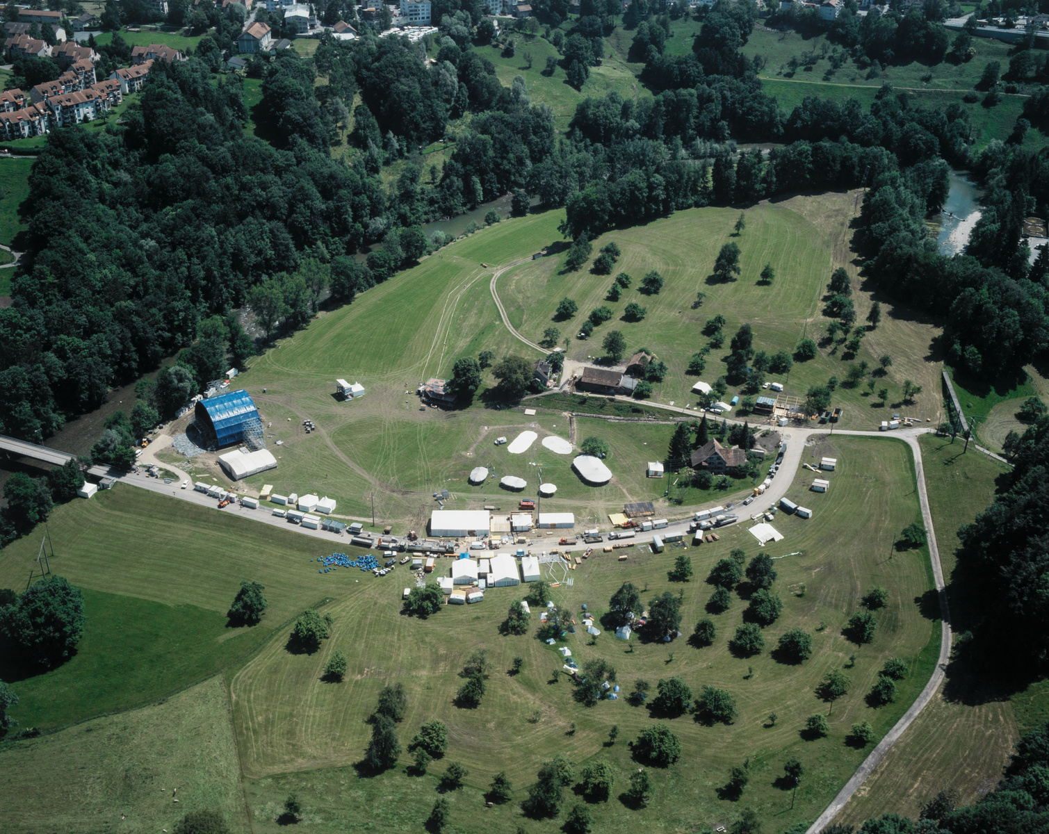 St. Gallen, Open-Air-Gelände im Sittertobel
