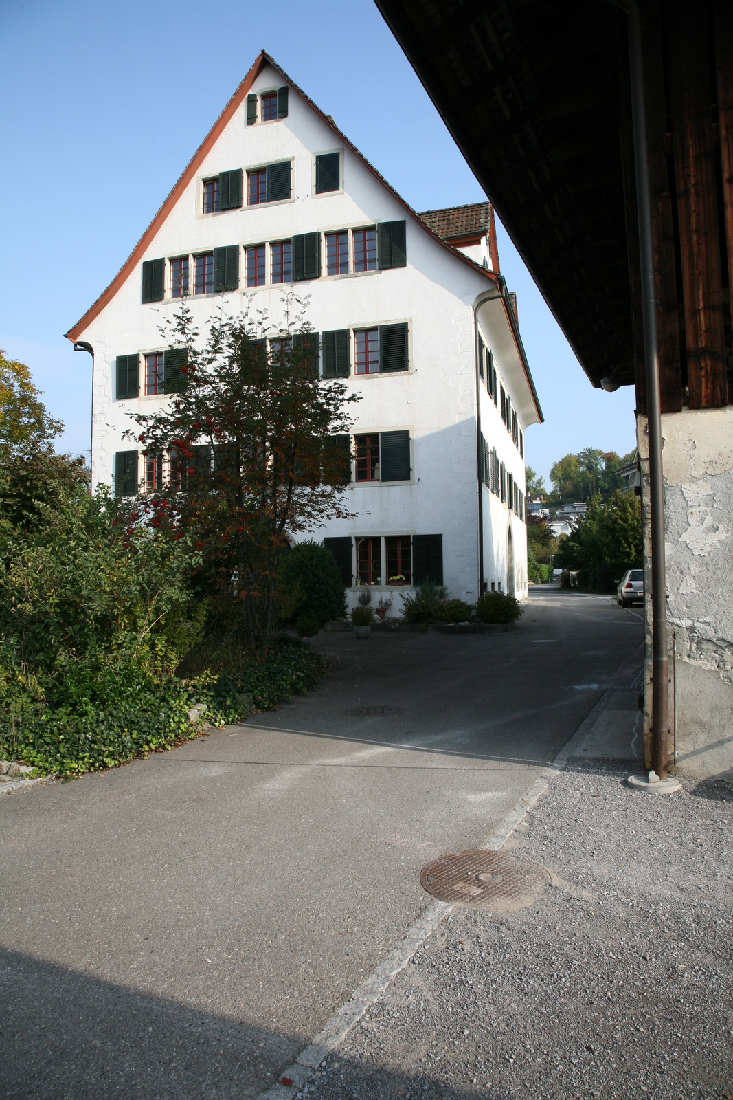 Stäfa, Eichstrasse, Rietstrasse, Dorfstrasse, Ensemble ehem. Strumpfweberei Mies