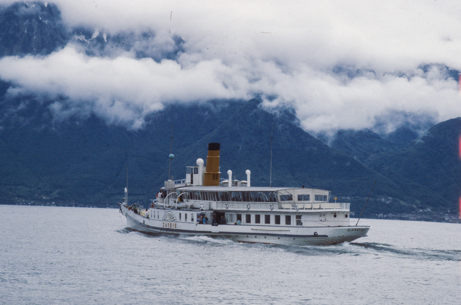 Genfersee, Schiffe, Raddampfer, CGN, Dampfschiff Savoie