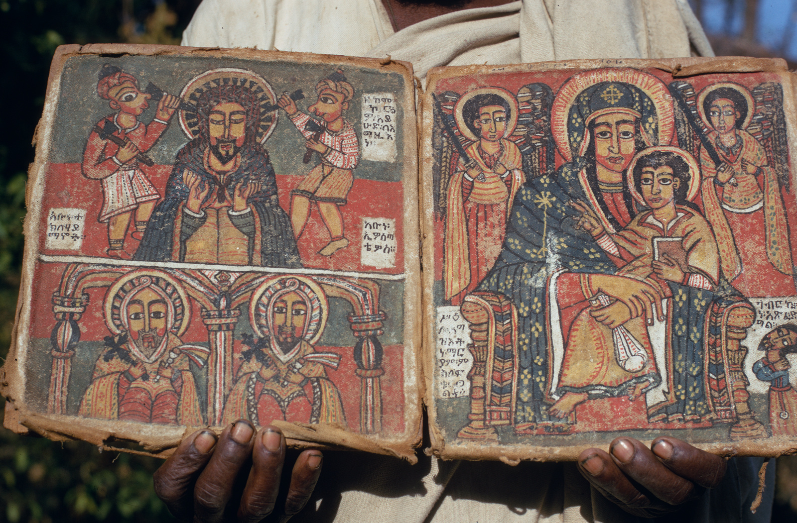 Äthiopien, Tanasee, Debre Maryam, Typtycho-Ikone