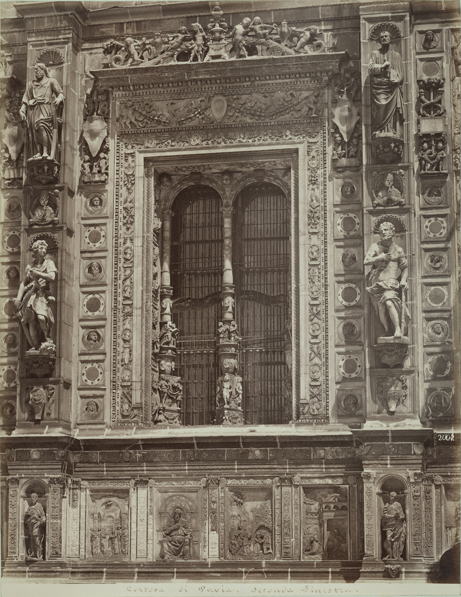 Certosa di Pavia, seconda finestra