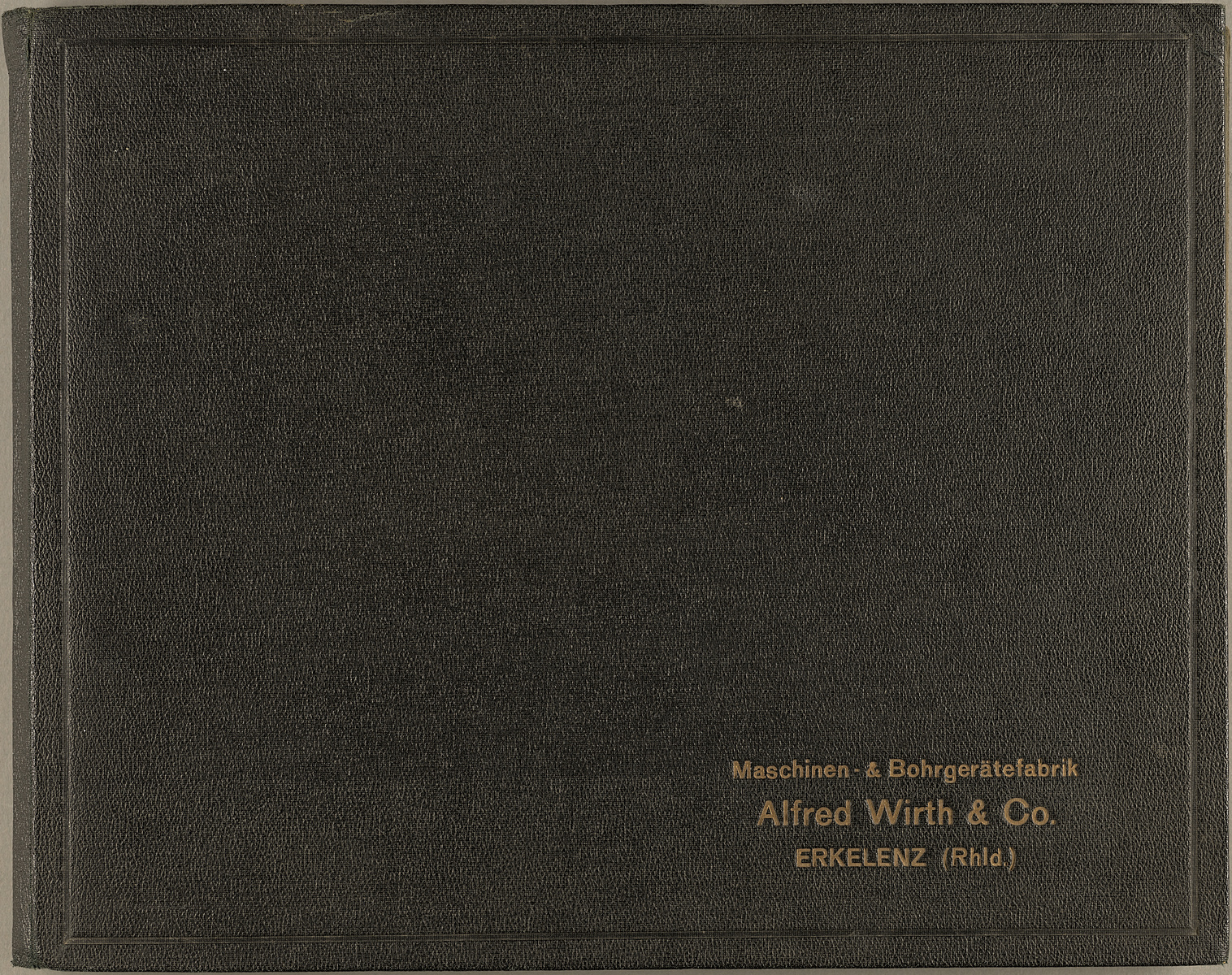 Maschinen- und Bohrgerätefabrik, Alfred Wirth & Co., Erkelenz (Rhld.)