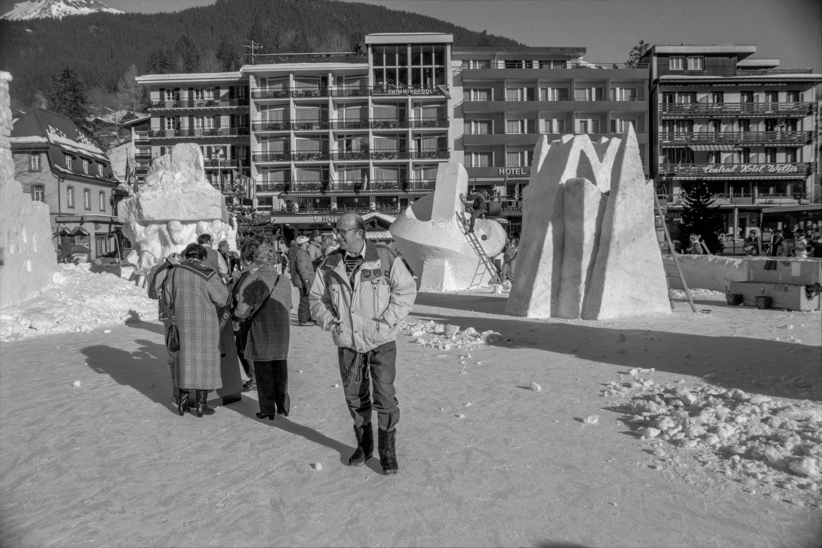 Grindelwald, Eisskulpturen am World Snow Festival