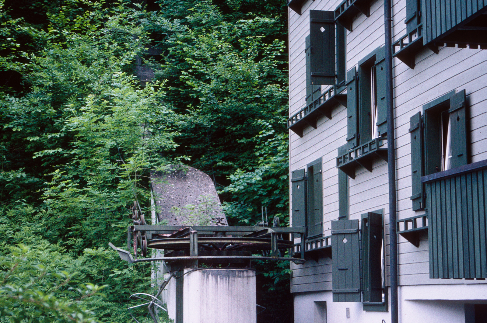 Stansstad, Talstation der Standseilbahn Harissenbucht-Fürigen