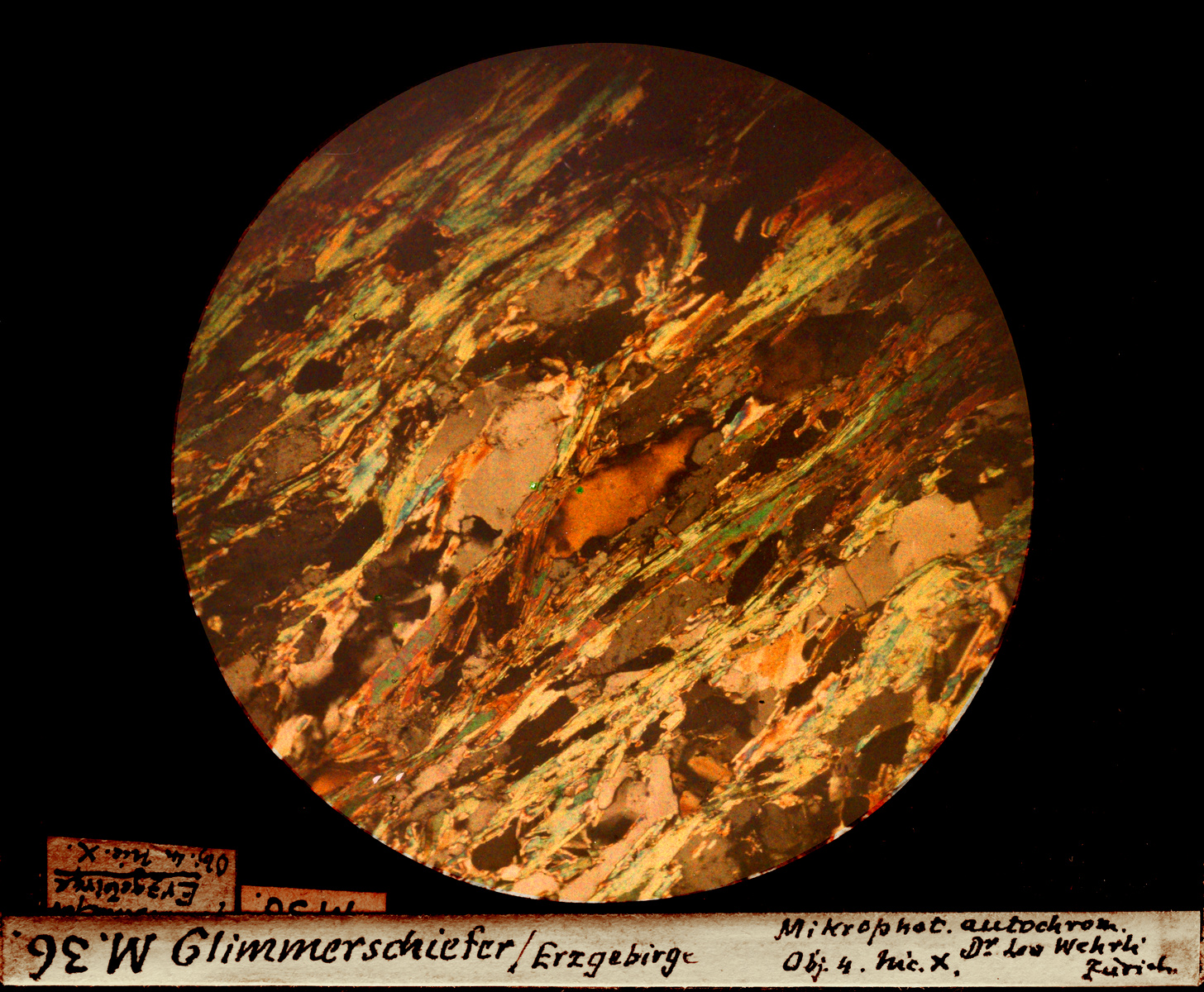 Glimmerschiefer, Erzgebirge