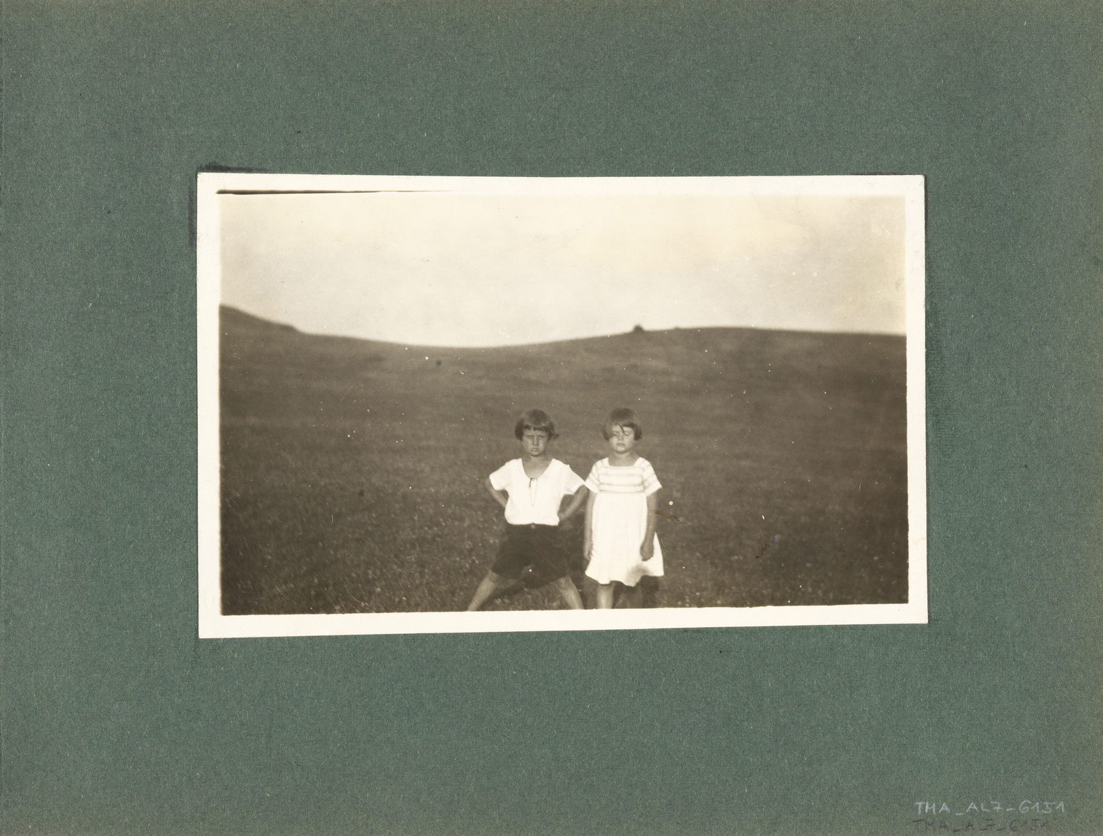 Aufenthalt in Kloster auf Hiddensee. Albumblatt aus einem Familienalbum.