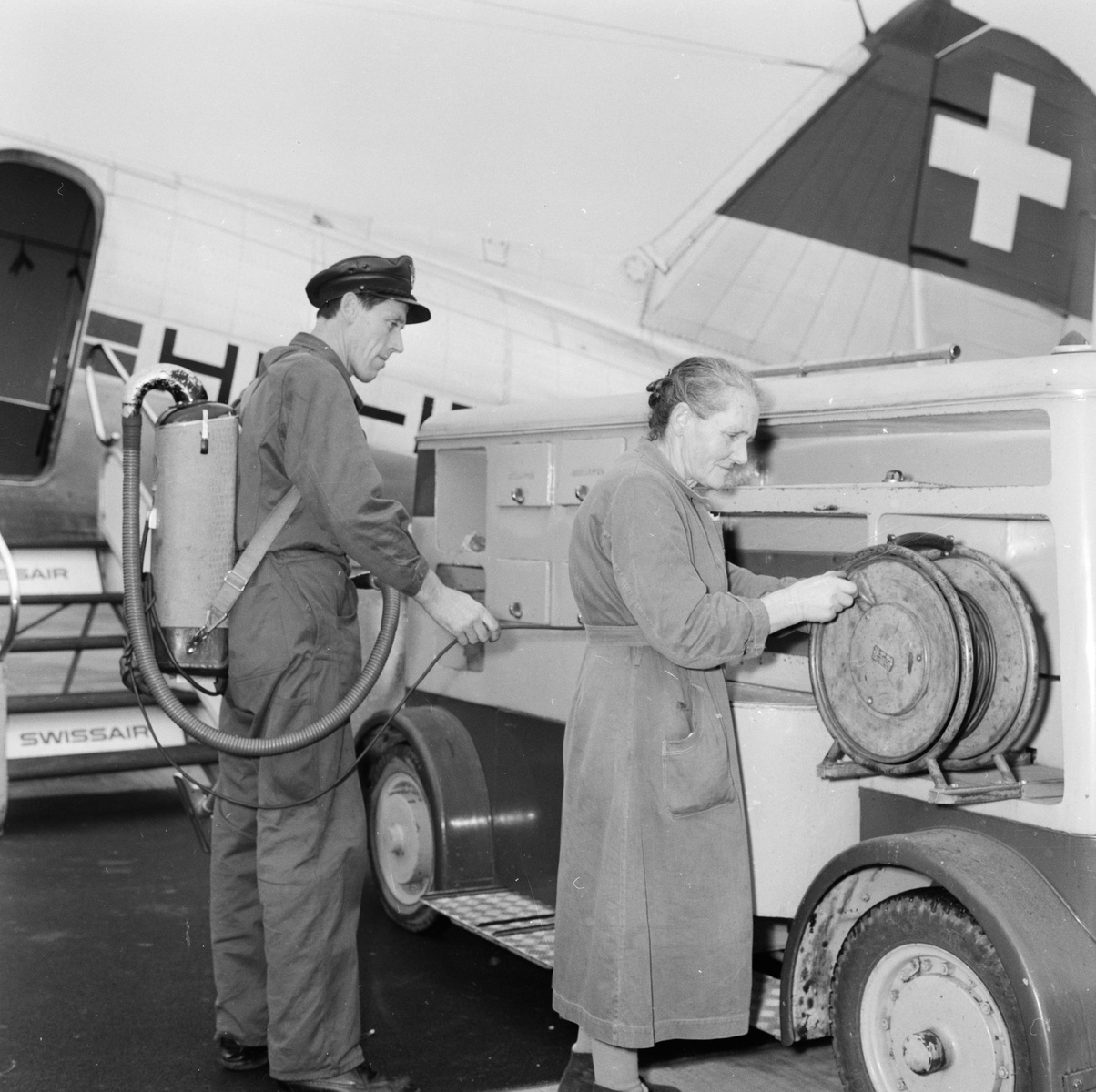 Flughafen Zürich-Kloten, Flugzeugreinigung