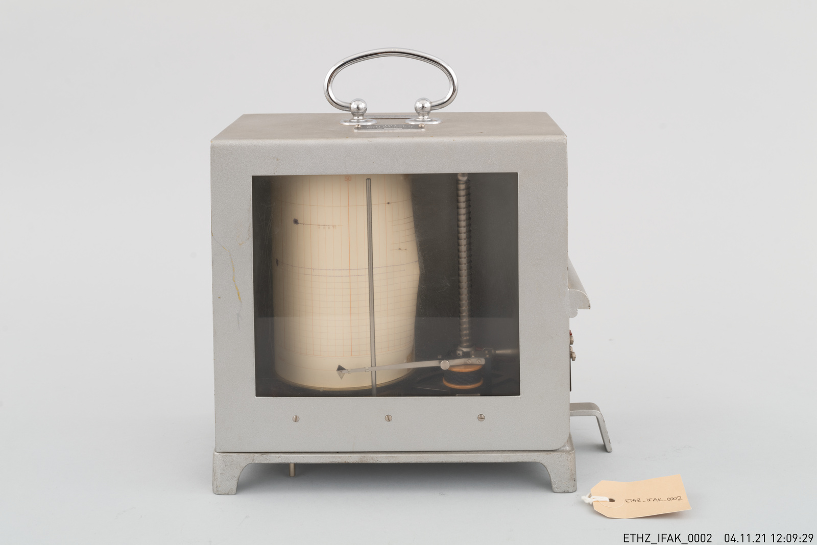 Thermo- oder Hygrograph, Trommelschreiber, R. Fuess