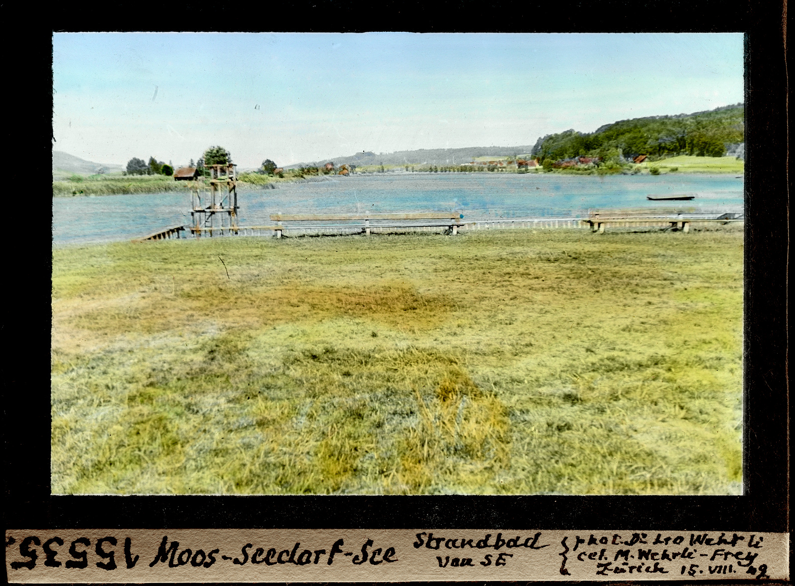 Moosseedorf-See [Moossee], Strandbad von Südost