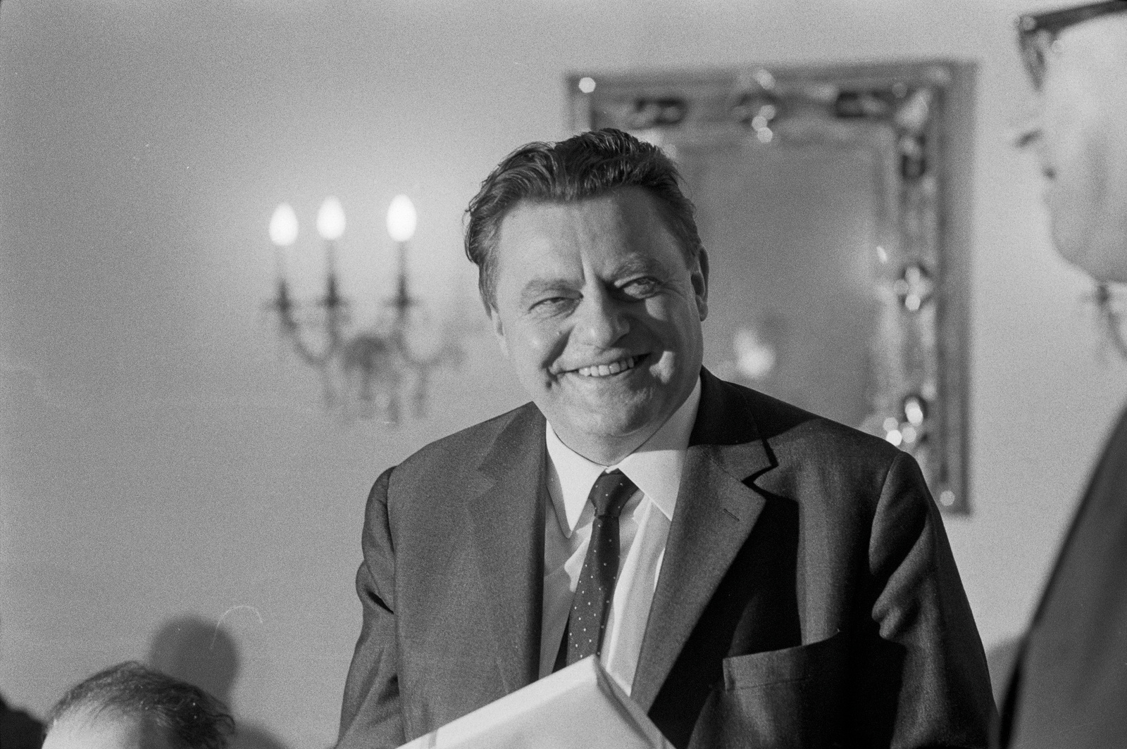 Franz Josef Strauss, Finanzminister Deutschlands, zu Besuch in der Schweiz