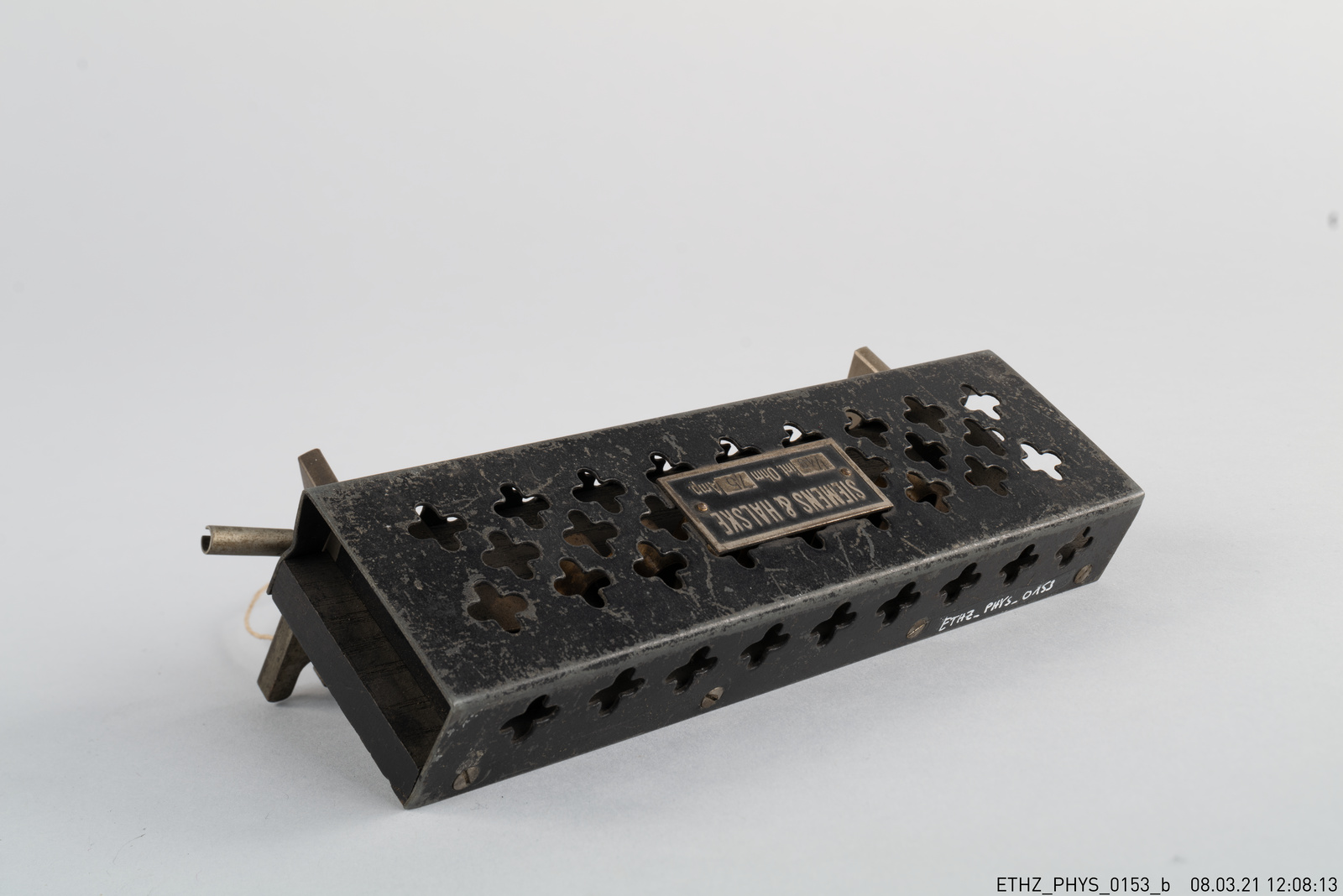 Nebenwiderstand Siemens & Halske 1/49 int. Ohm 7.5 Amp.