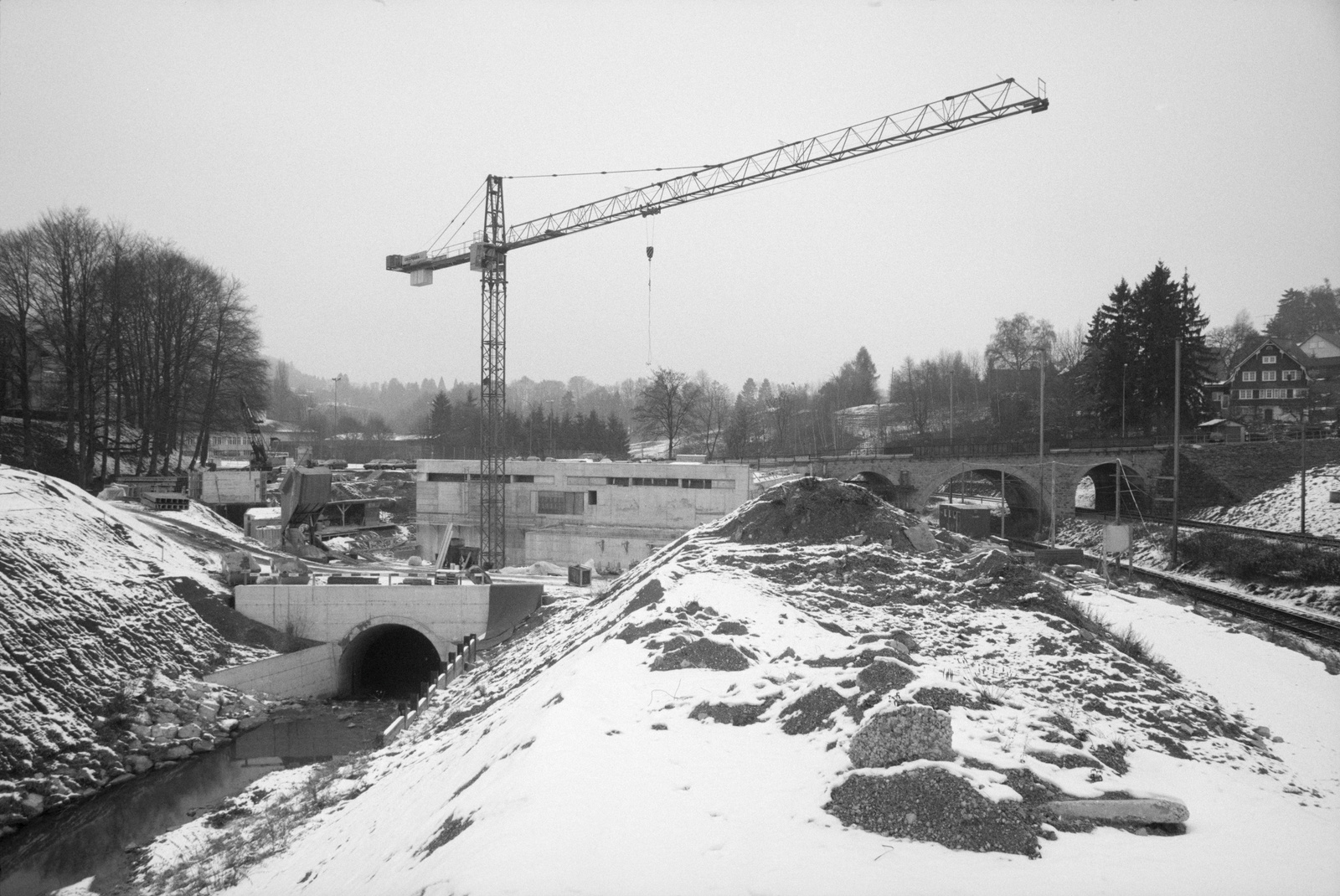 St. Gallen, Bau Steinach Gewässerschutzobjekte