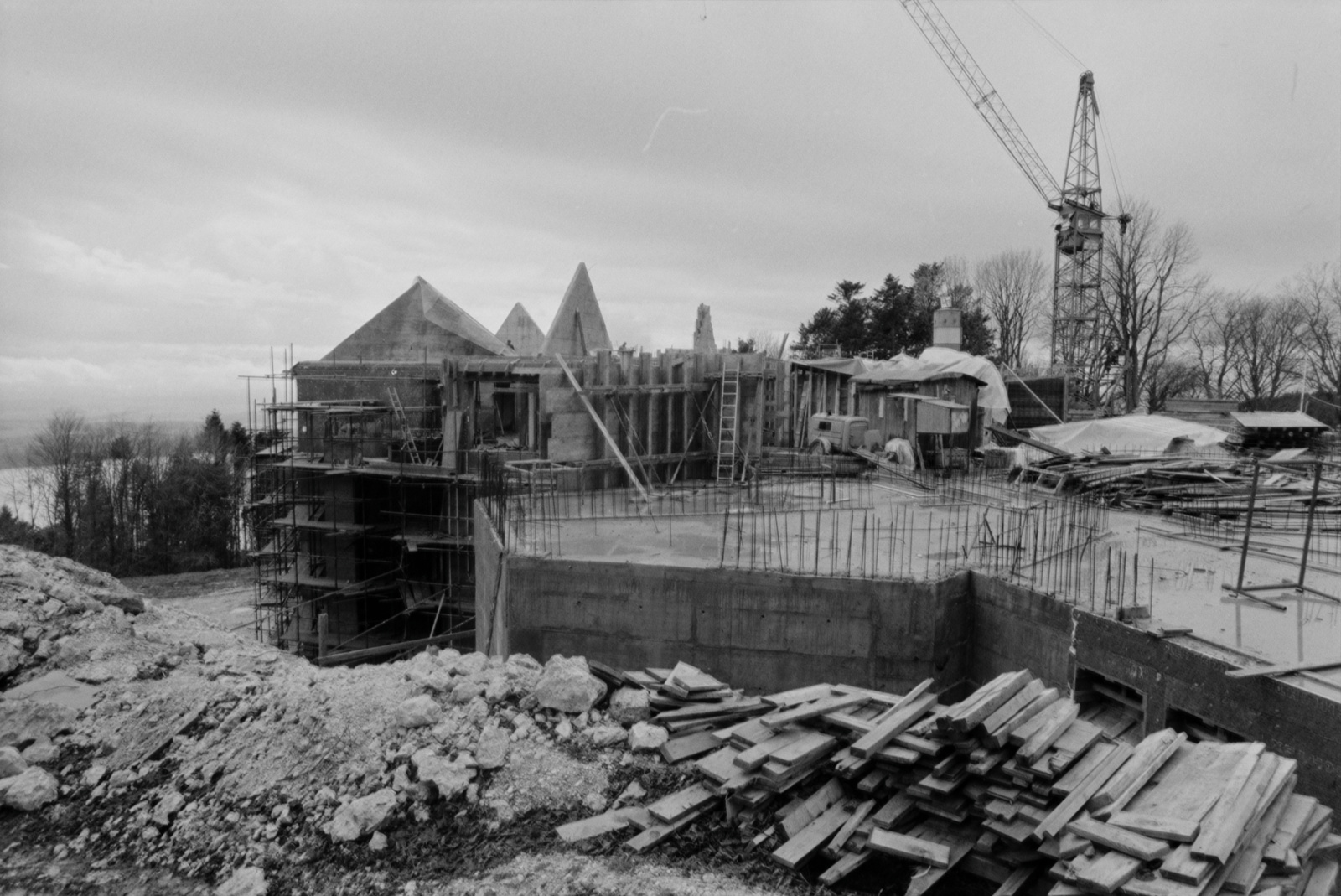 Feriendorf Twannberg im Bau