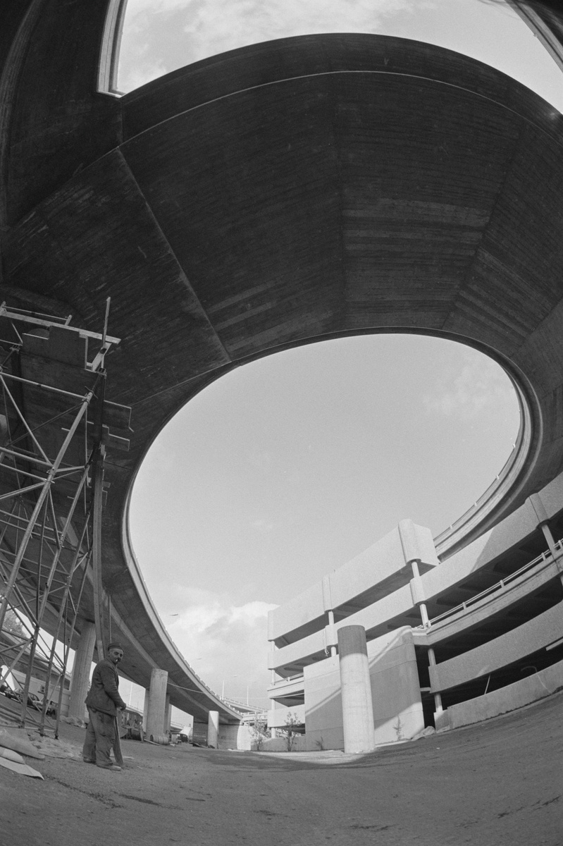 Wallisellen, Glattzentrum, Parkhaus West, Blick nach Nordnordosten (NNE)