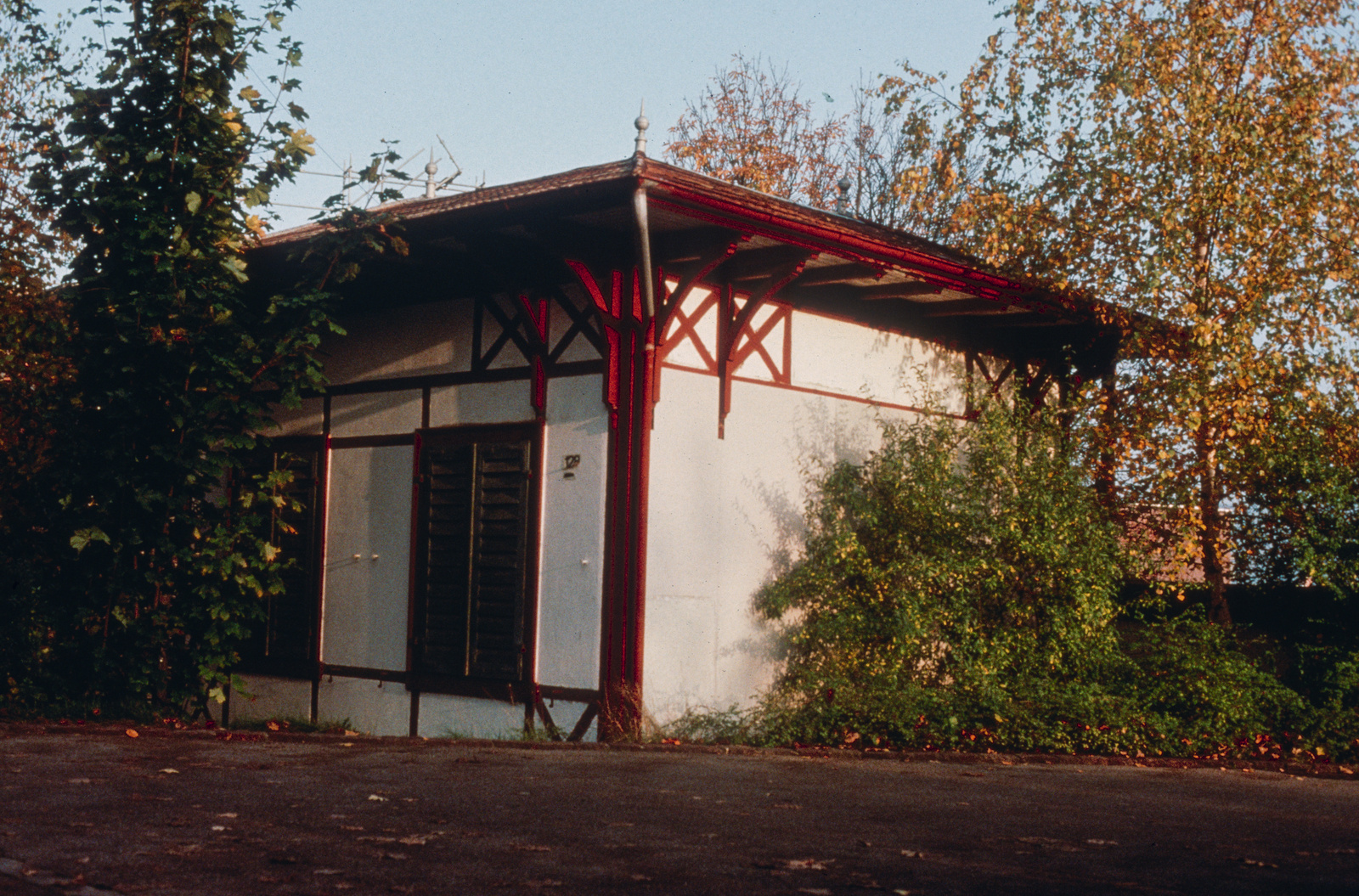 Winterthur, Römerstrasse bei 128/145, Portierhaus der Textilmaschinenfabrik