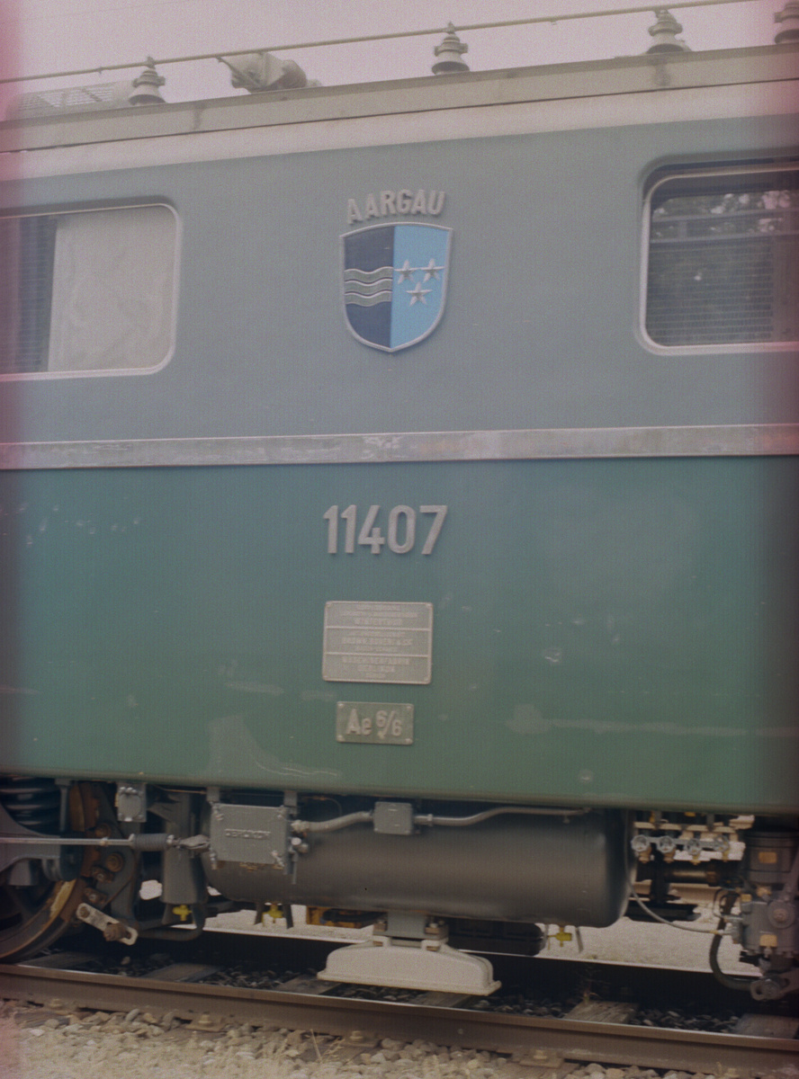 Kantonslokomotive Ae 6/6 11407 