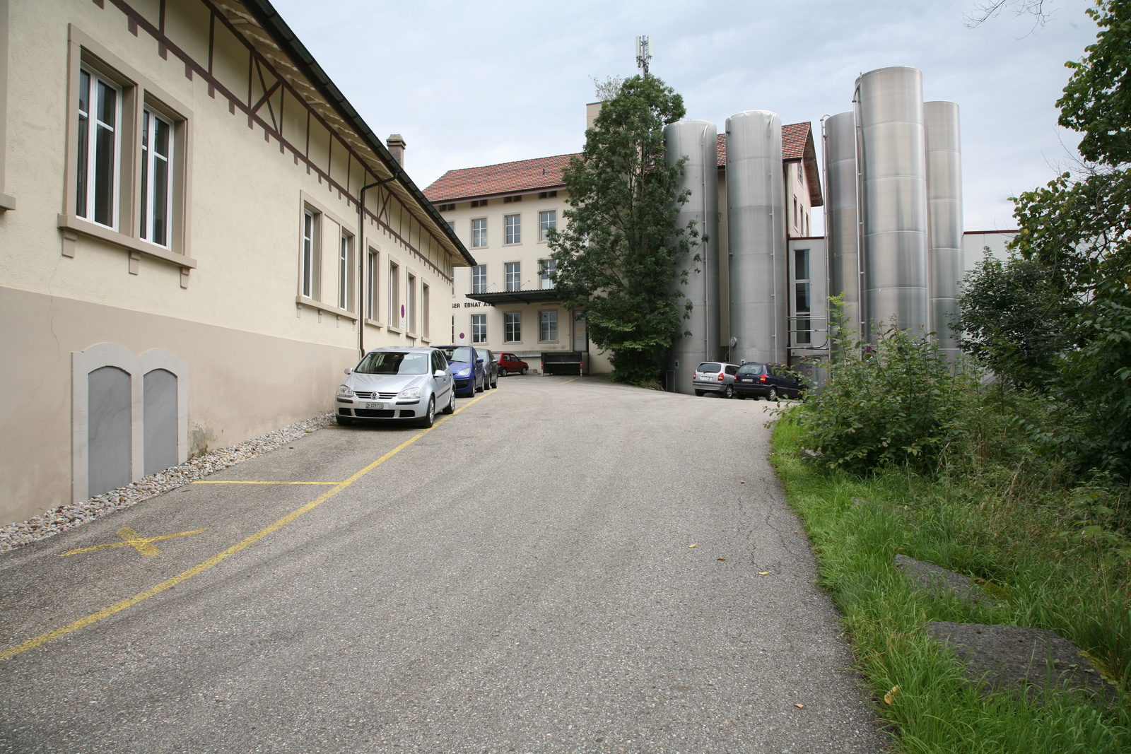 Toggenburg, Ebnat-Kappel, Ebnaterstrasse, ehem. Weberei Roos, heute Chemie-Faser Ebnat AG