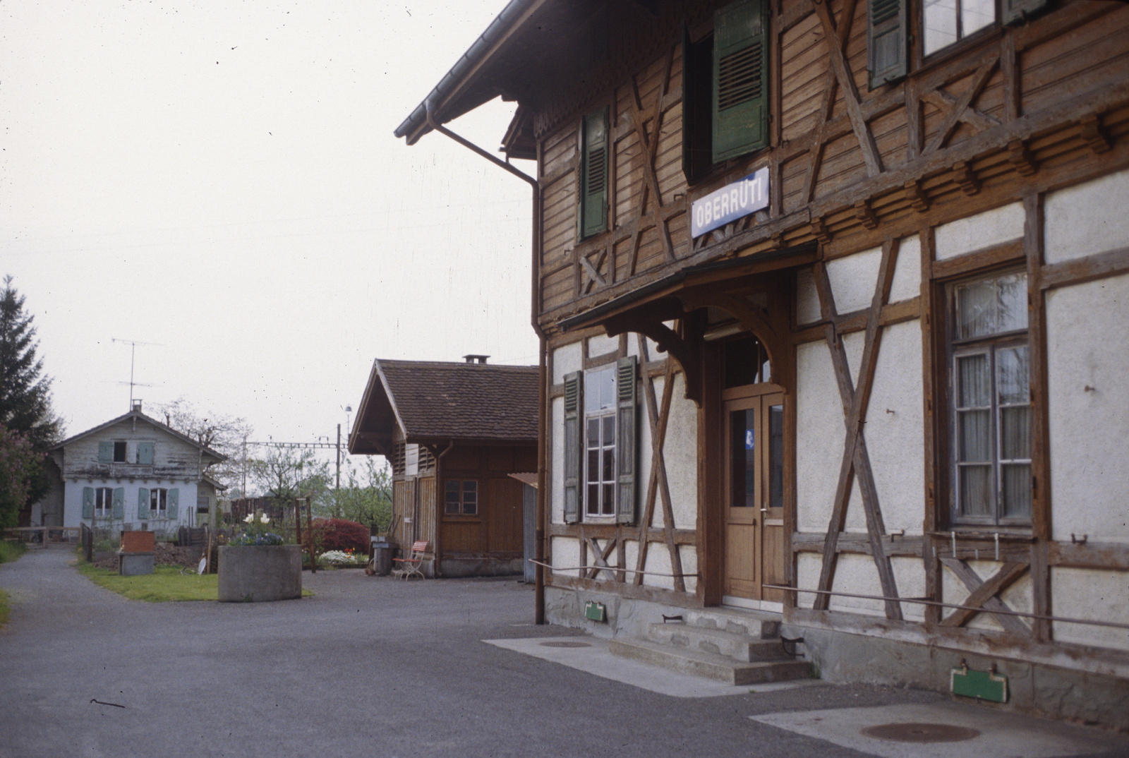 Oberrüti im Reusstal, Bahnhof