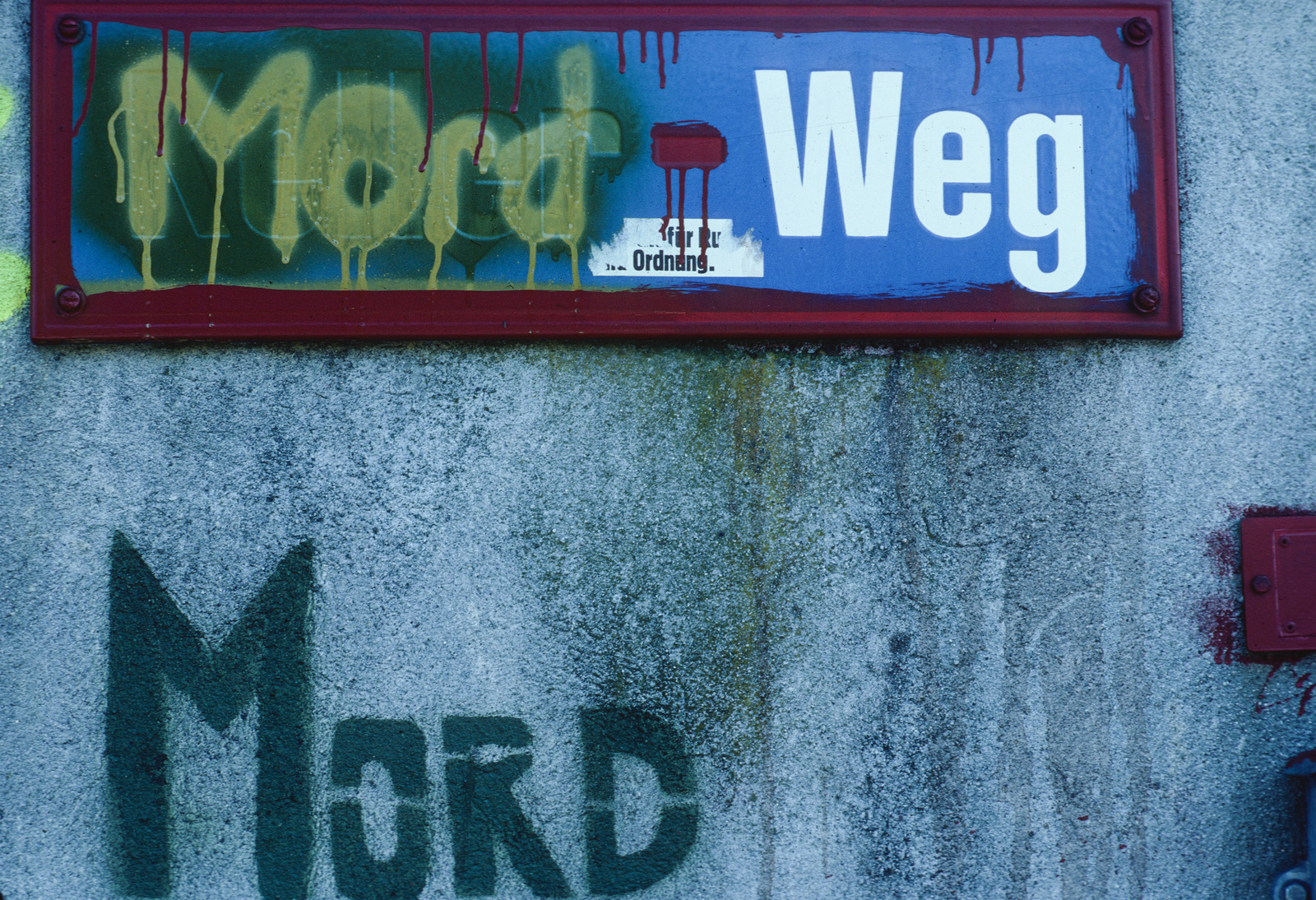 Zürich-Albisrieden, Strassenschild 