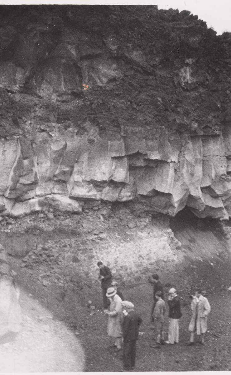 San Sebastiano, Lava 1855, Mauer des alten Lagno unter der Lava