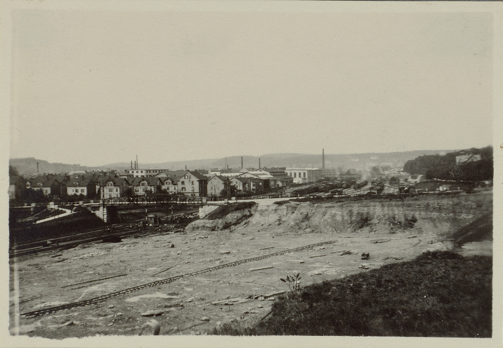 Winterthur, Erweiterung des Güterbahnhofes, Maienstrasse/Tössfeldstrasse, Blick nach Norden (N)