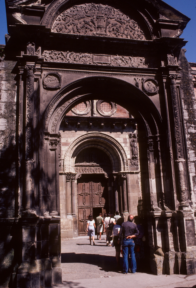 Toulouse, Basilique Saint-Sernin, Porte Miègeville mit Vortor