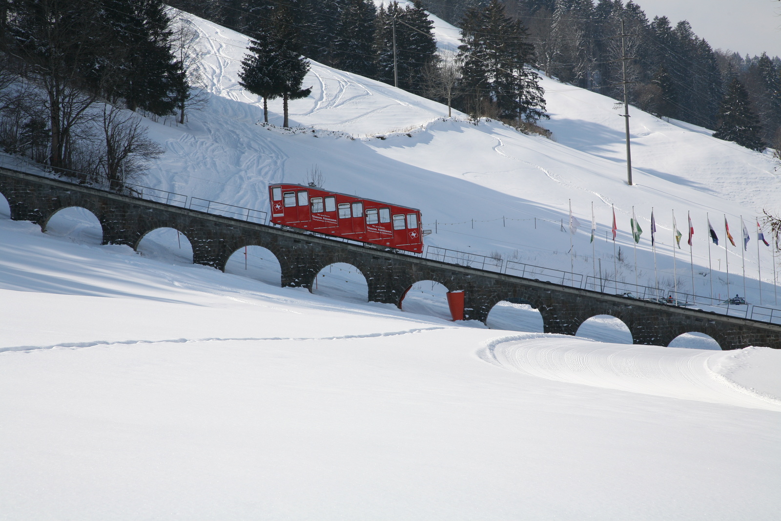 Toggenburg, Unterwasser, Drahtseilbahn Unterwasser-Iltios
