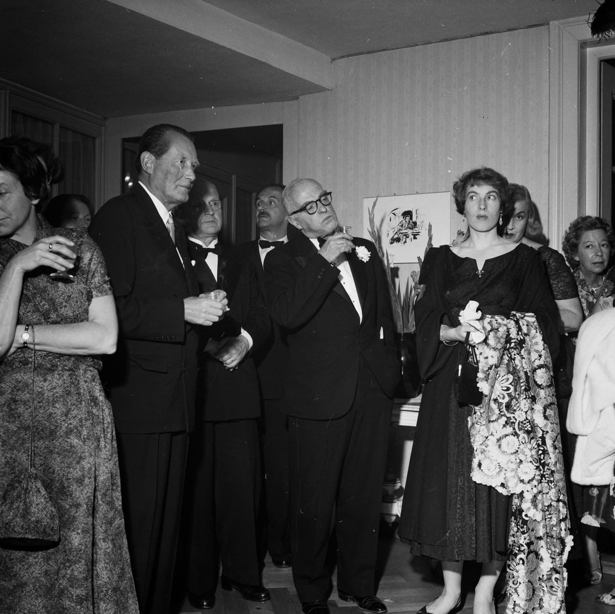 Schriftsteller Thornton Wilder und Schauspielerin Maria Becker