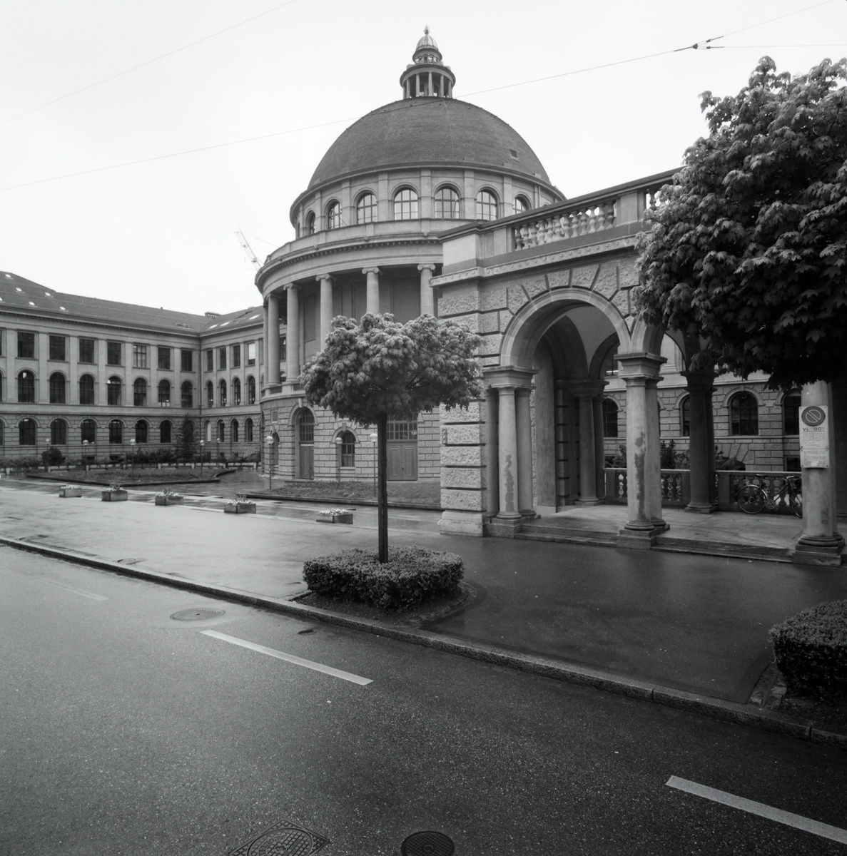 Zürich, ETH Zürich, Hauptgebäude (HG), Ostfassade