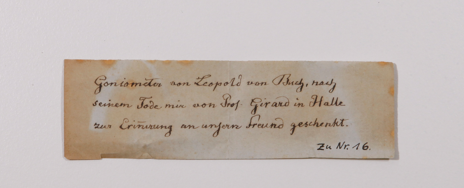 Anlege-Goniometer, Ferat