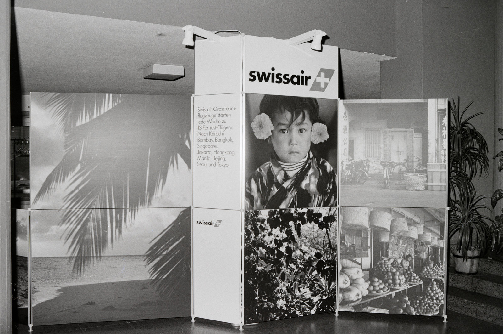 Swissair-Stand im Stadthof 11 in Zürich