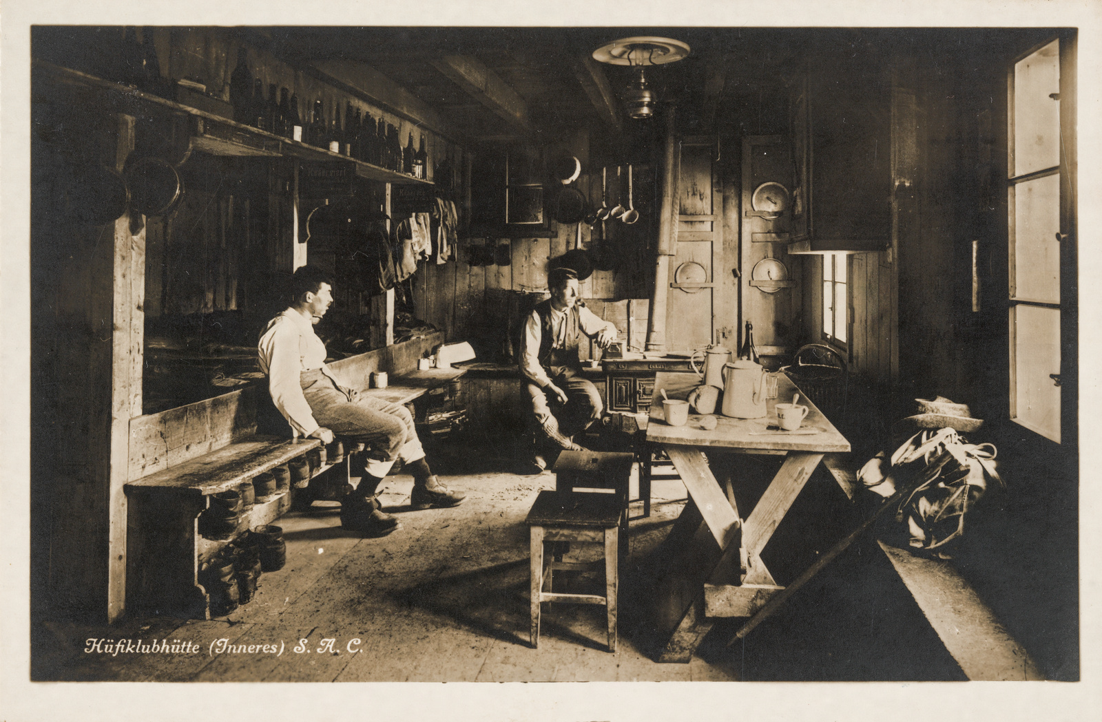 Hüfiklubhütte (Inneres) S.A.C., Hüfihütte, Maderanertal, UR