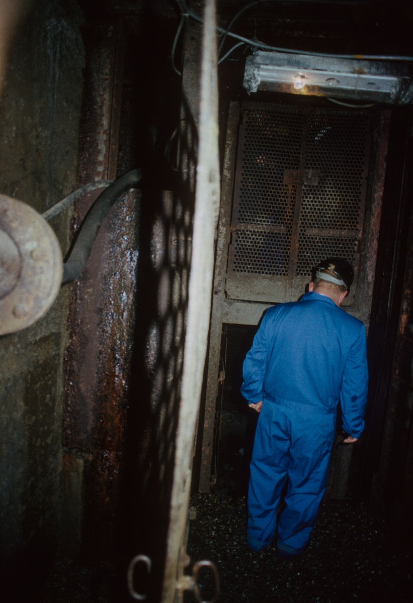 Blegny, Mine, Grubenlift