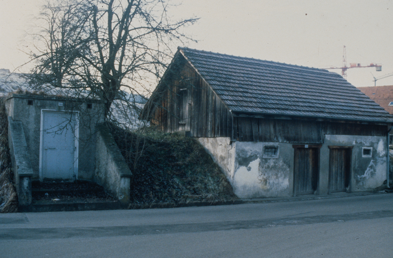 Winterthur, bei Grünmattstrasse 2, Reservoir, Stallgebäude