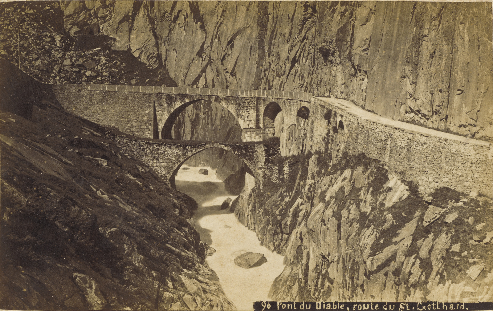 Pont du Diable, route du St. Gotthard