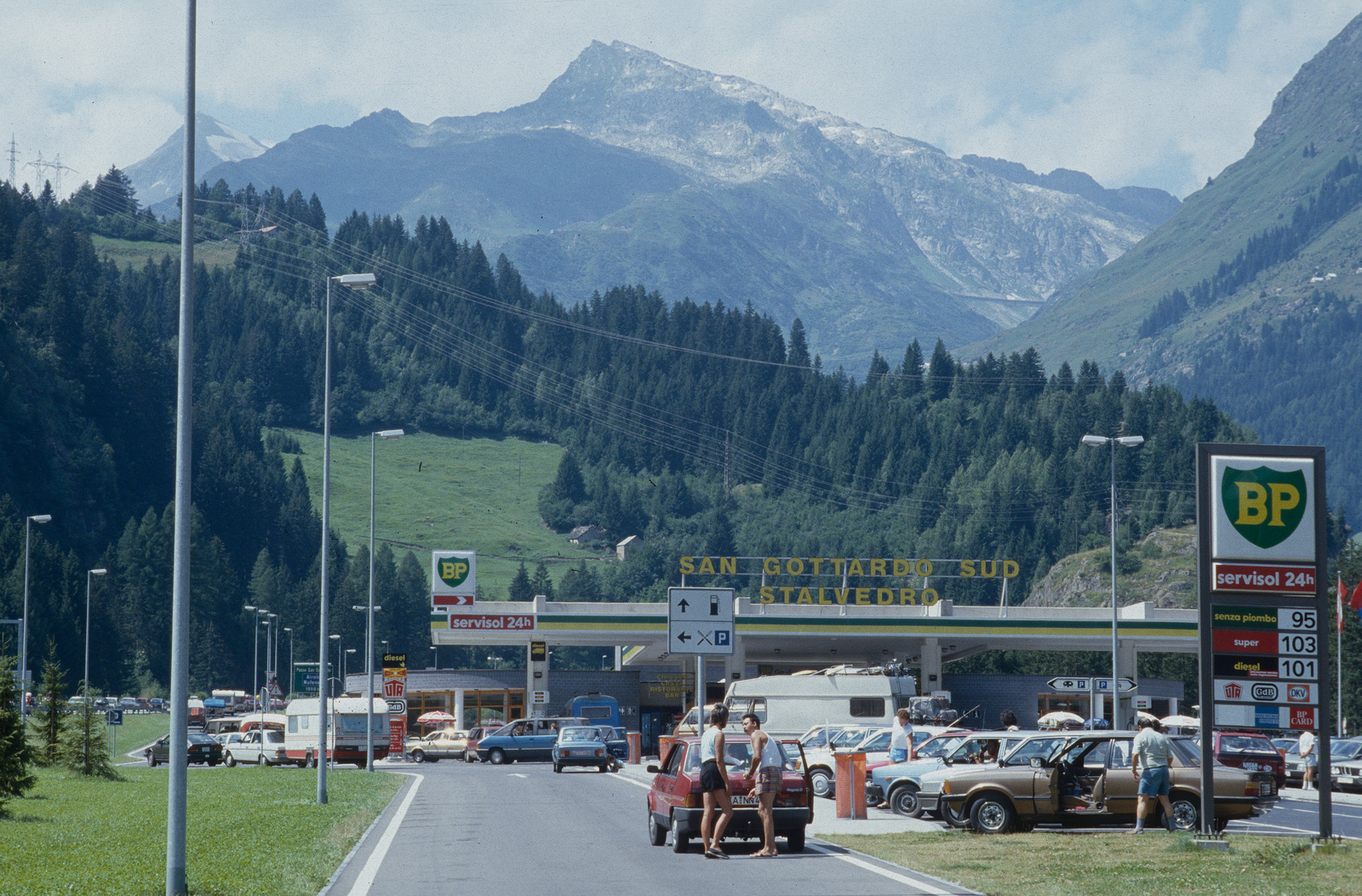 Stalvedro, Raststätte San Gottardo Sud