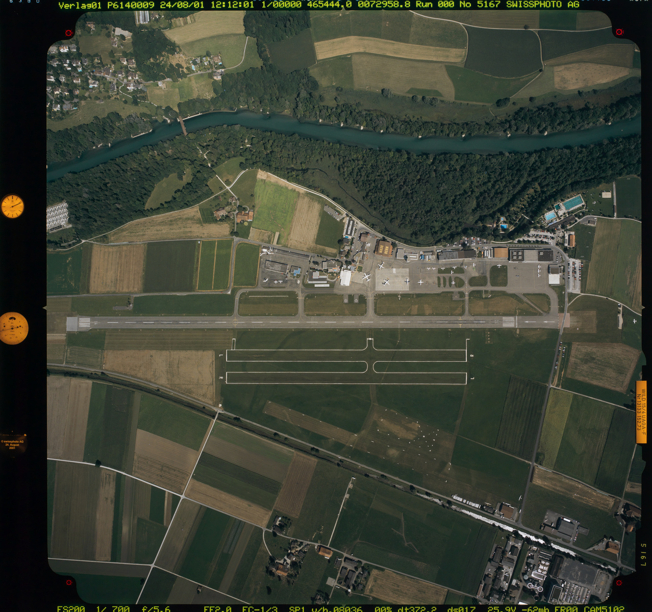 Muri b. Bern, Belp, Belpmoos, Flugplatz Bern-Belp