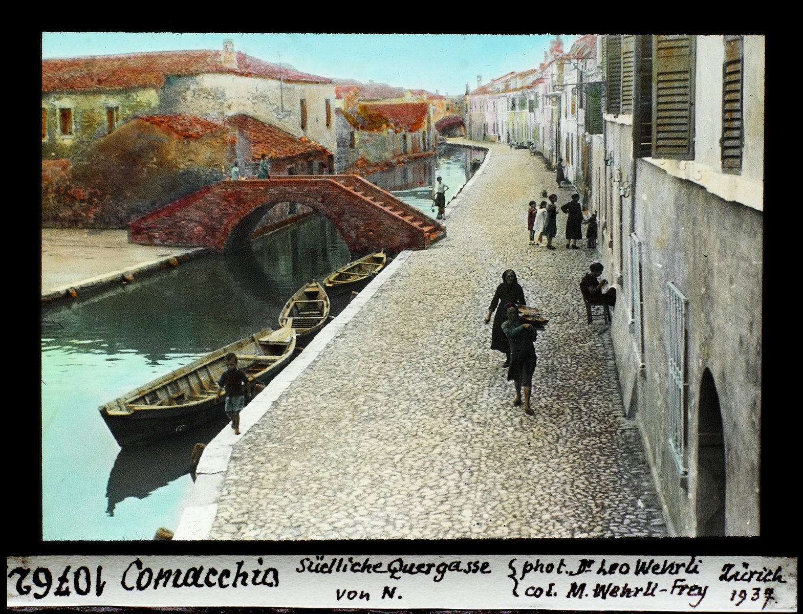 Comacchio, südliche Quergasse von Norden