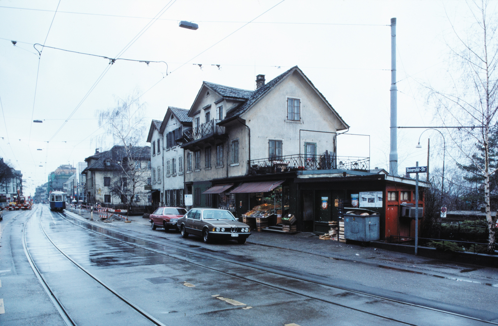 Zürich, Rigiplatz, Häuser am alten Löwen