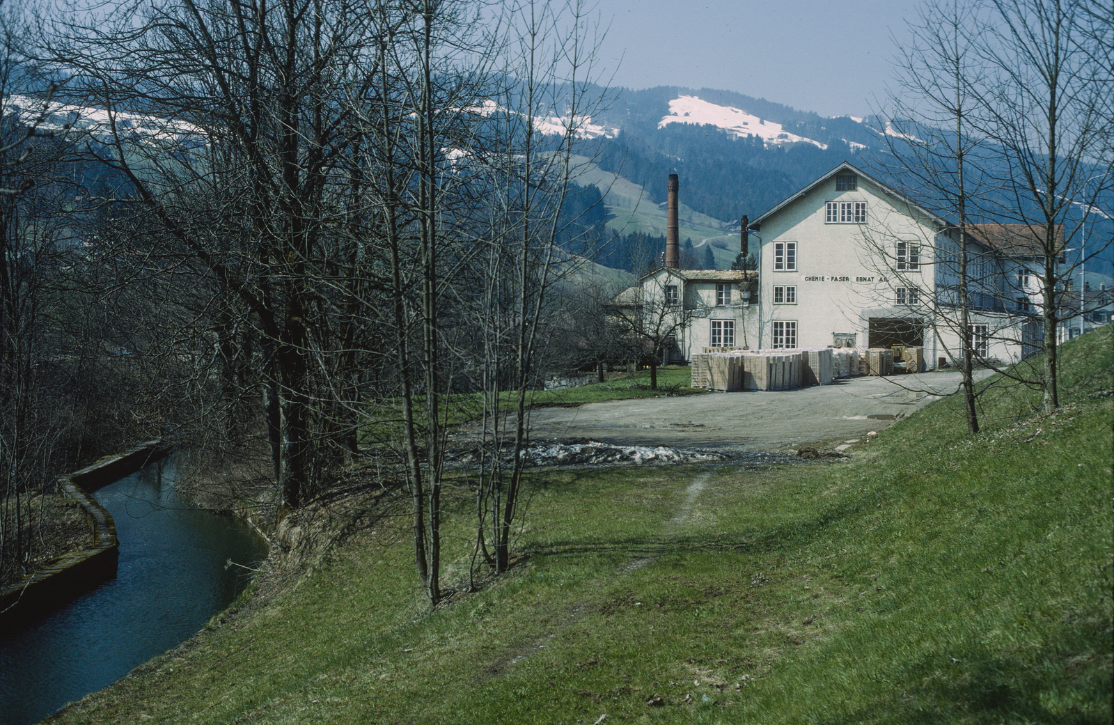 Ebnat-Kappel, Chemie-Faser Ebnat AG, Kanal