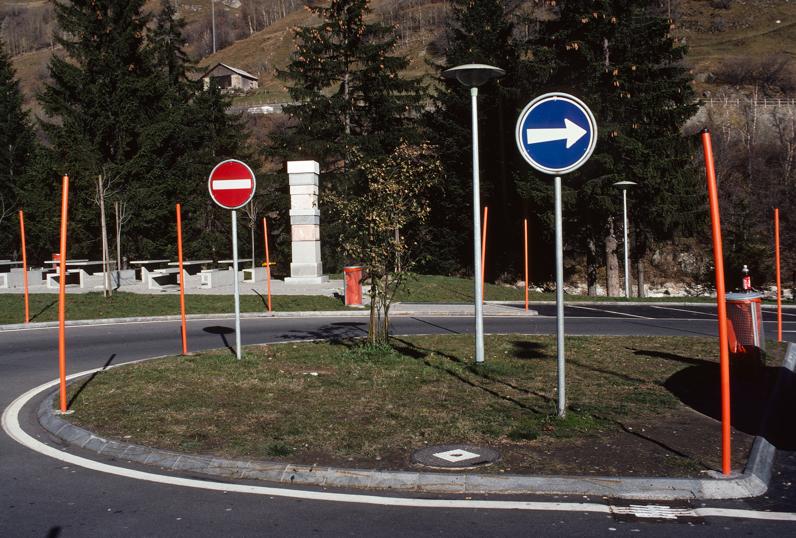 Airolo TI, Autobahnraststätte San Gottardo Sud Stalvedro südöstlich von Airolo