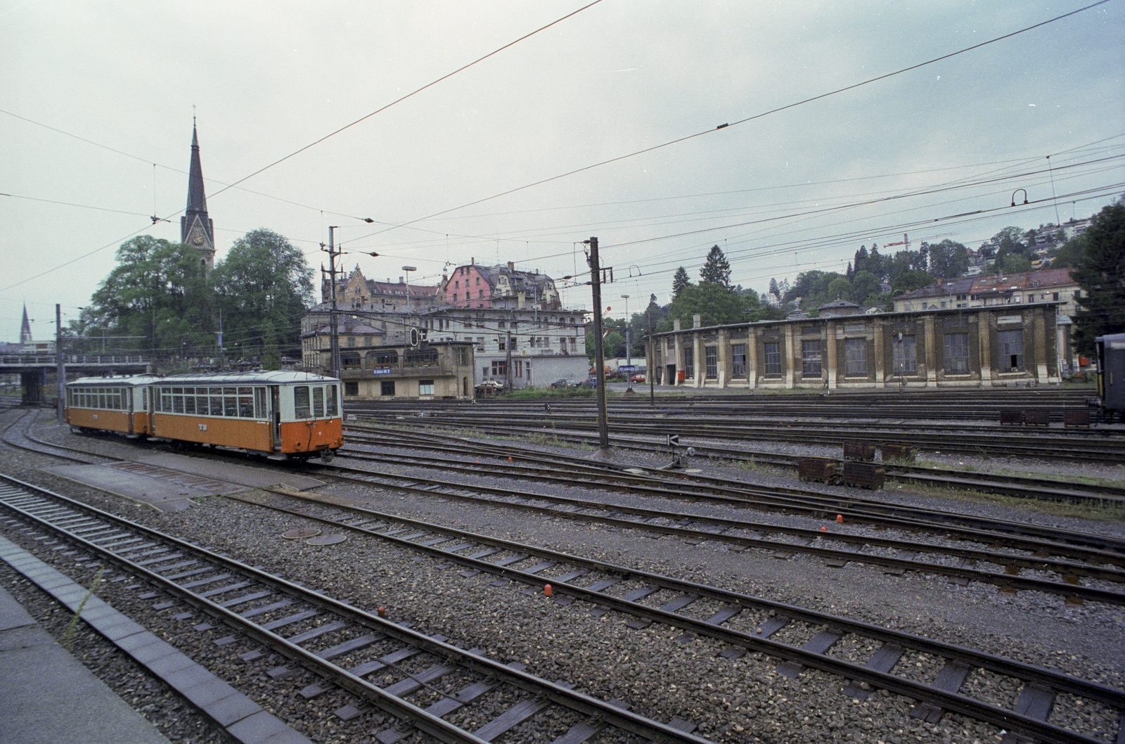 St. Gallen, Gleisanlagen der Trogenerbahn (TB) und St. Gallen-Gais-Appenzell-Altstätten-Bahn (SGA)