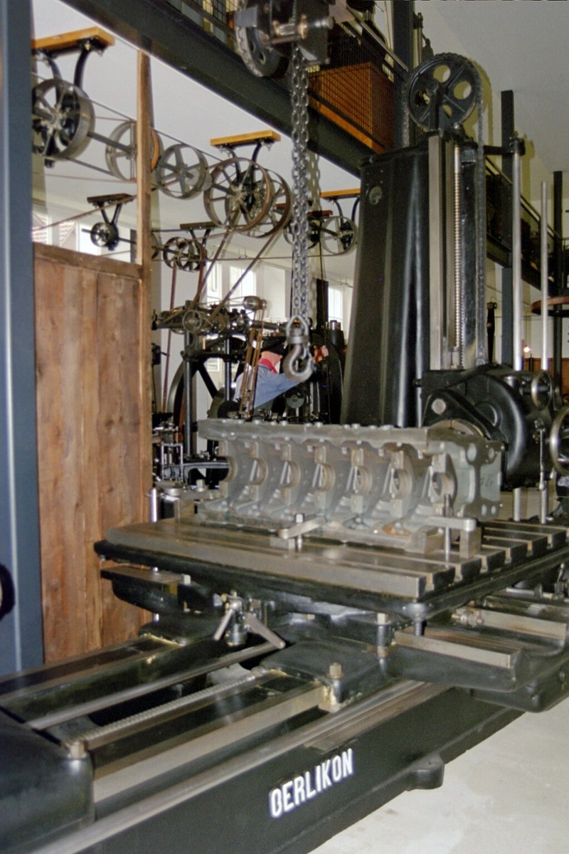 Biel (BE), Maschinenmuseum Centre Müller, mechanische Werkstätte