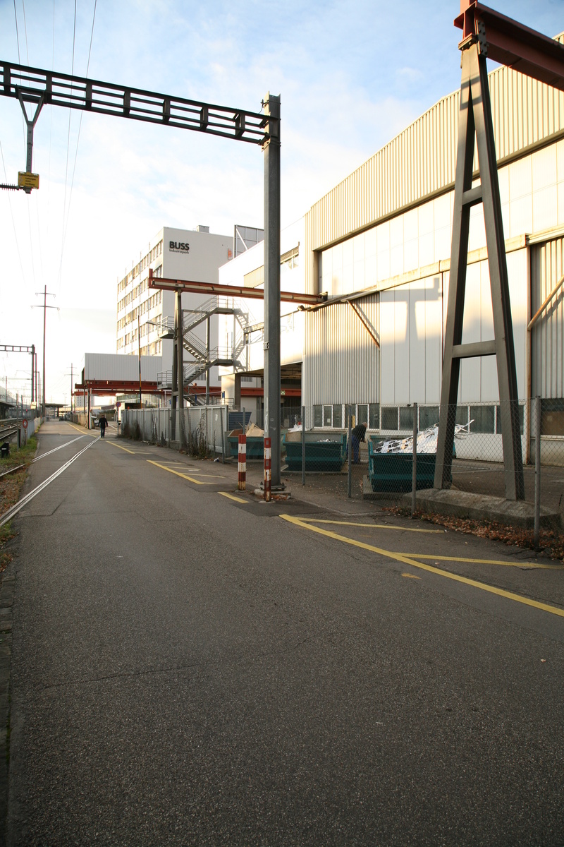 Pratteln, Hohenrainstrasse 10, Hohenrainstrasse / Wasastrasse, ehem. Albert Buss & Cie., heute: Buss Industriepark Buss AG, Buss Chemtech AG, Buss Immobilien, Technikum Buss-SMS