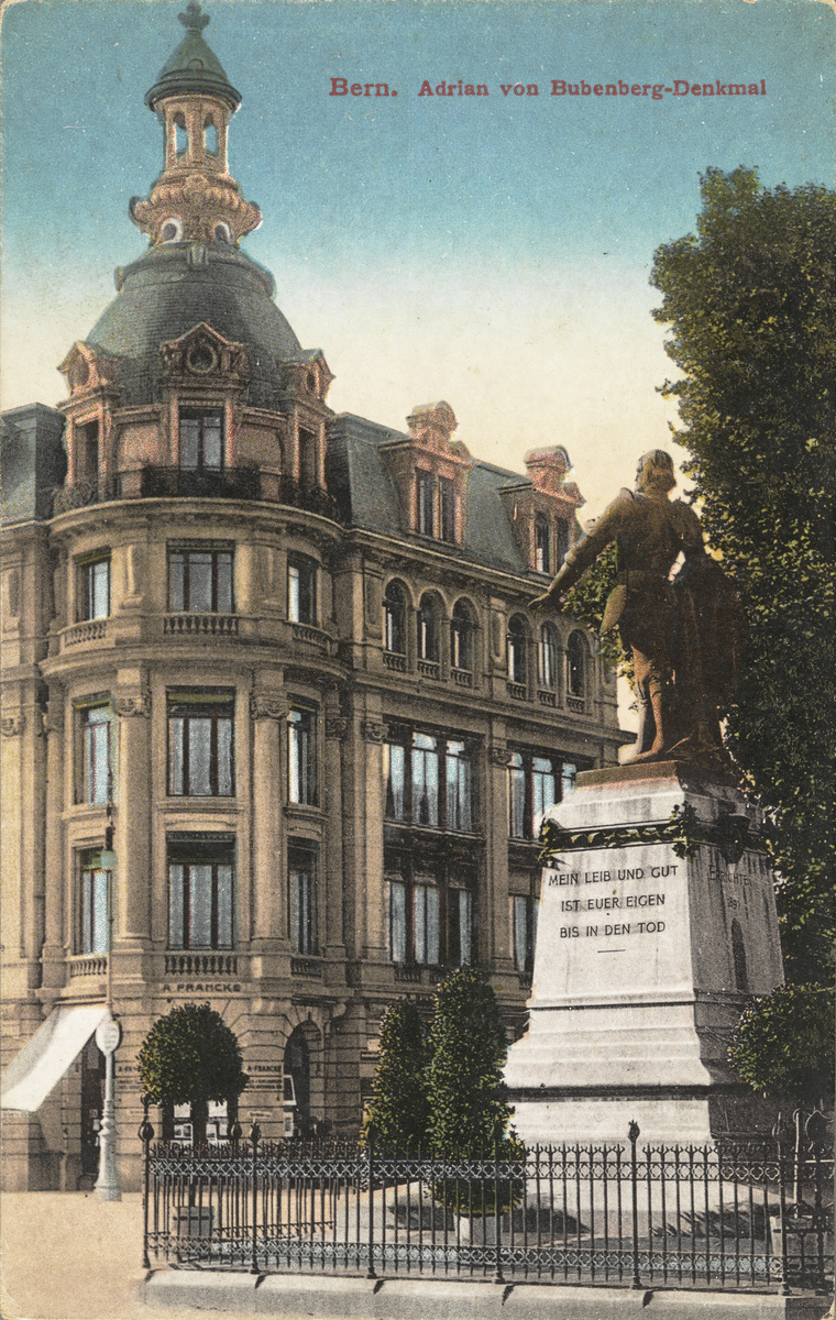 Berne, Monument d'Adrien de Bubenberg
