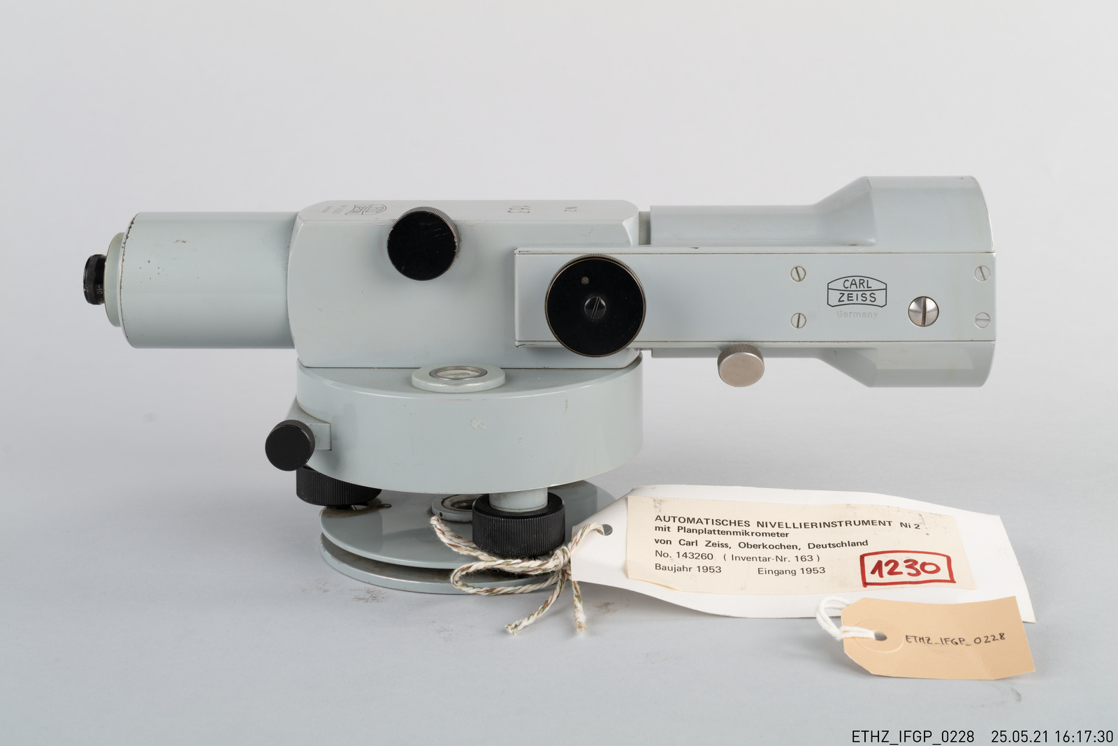 Automatisches Nivellierinstrument Ni 2 mit Planplattenmikrometer ? 143260, Nivelliergerät