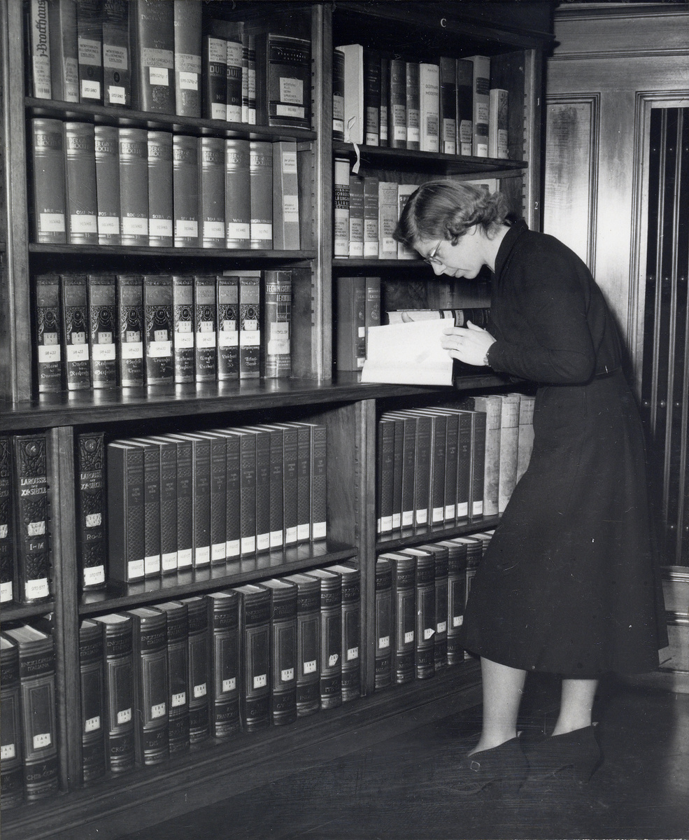 Zürich, ETH Zürich, Hauptgebäude (HG), Hauptbibliothek, Lesesaal, Dr. Ilse Ritter