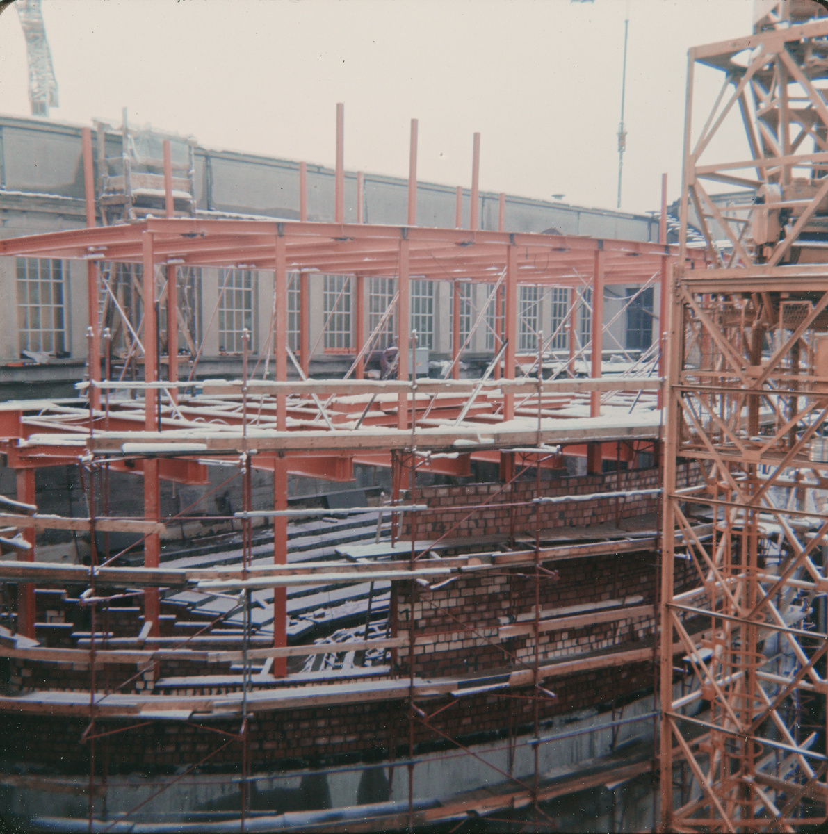 Zürich, ETH Zürich, Hauptgebäude (HG), Umbau der Kuppel
