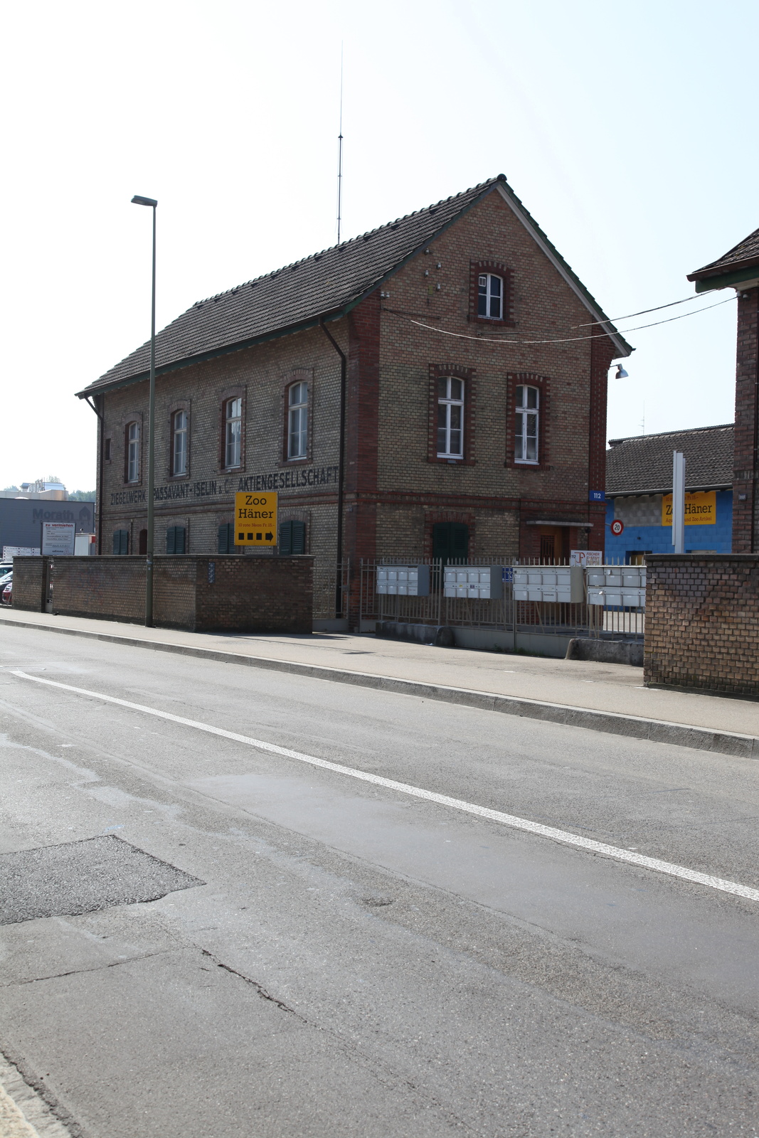 Allschwil, Binningerstrasse, Belchenring, Ziegelfabrik Passavant-Iselin Binningen, ehem. Gipsgrube, Arbeiterhäuser