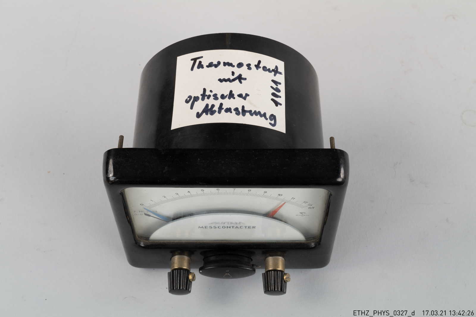 Bantam Messcontacter von Gossen zu Thermostat mit optischer Abtastung